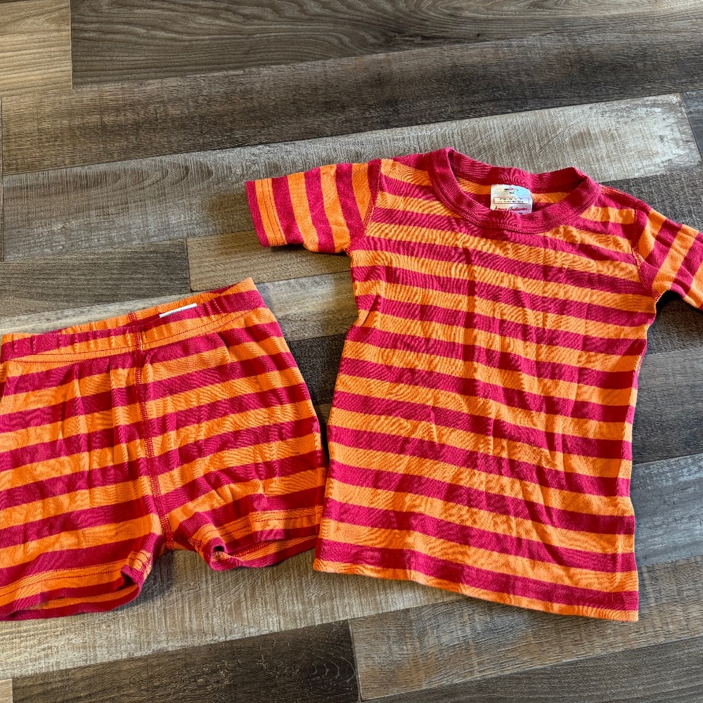 Hanna Andersson 110 Striped Short Johns